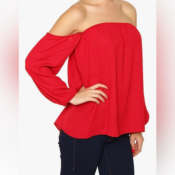 Rachel kate off the shoulder neck line.Sexy Light weight chiffon black sold🛑 - Picture 8 of 10